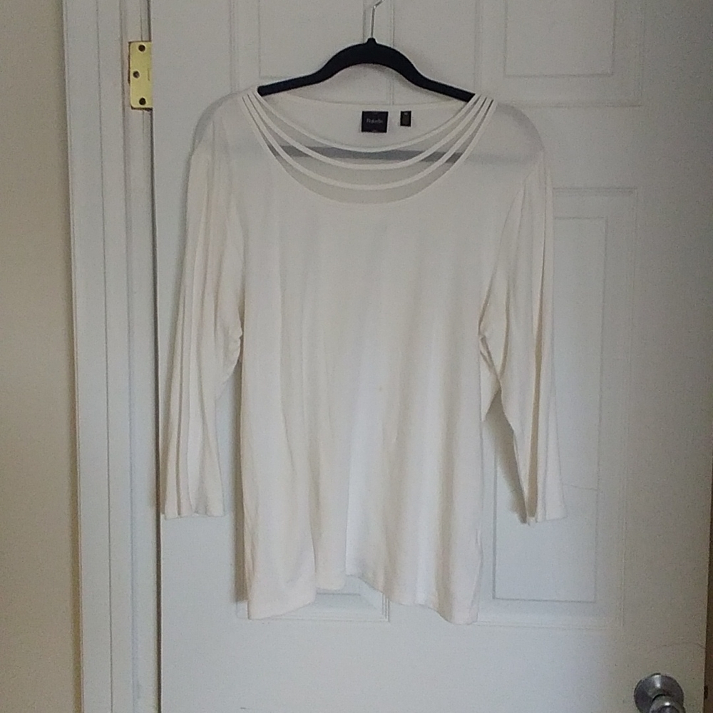 Rafaella Long Sleeve Top Size 2X